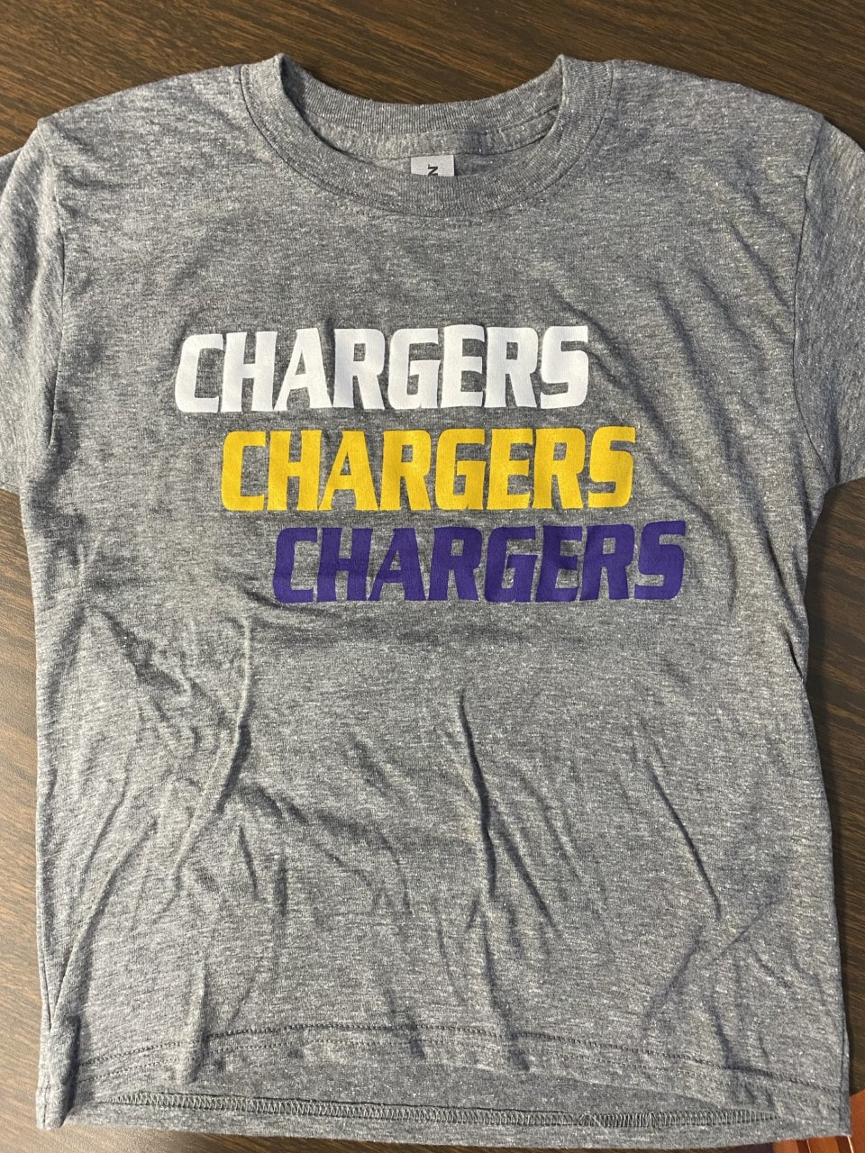 3 Chargers T-Shirt | Peoria Christian School